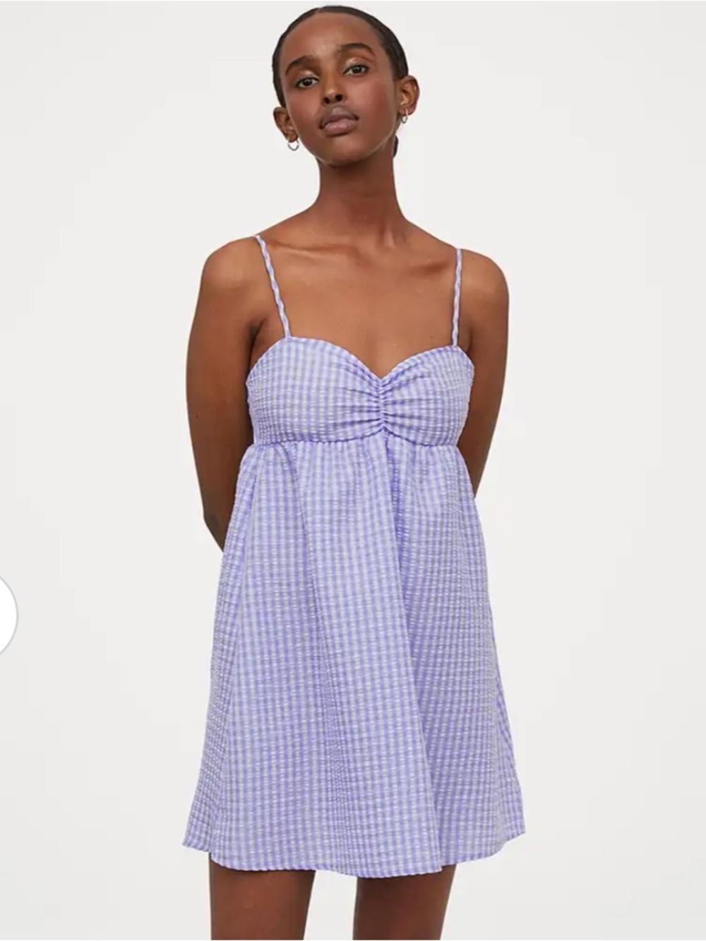H&M Lavender Gingham Sundress